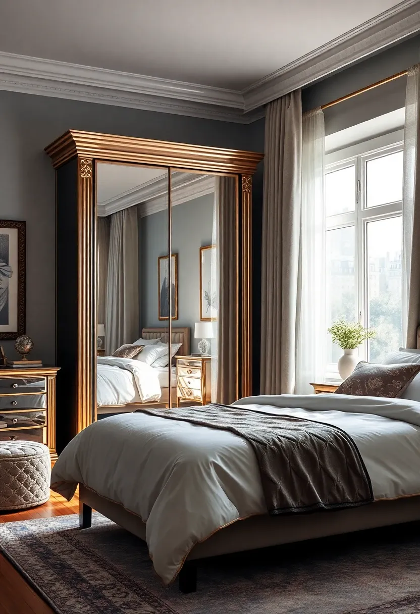 7. Mirrored Wardrobes