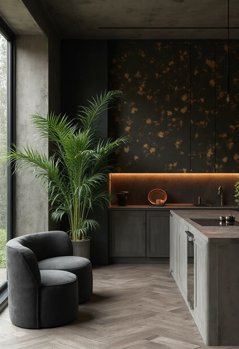 8. Evoke Drama with Dark Botanicals