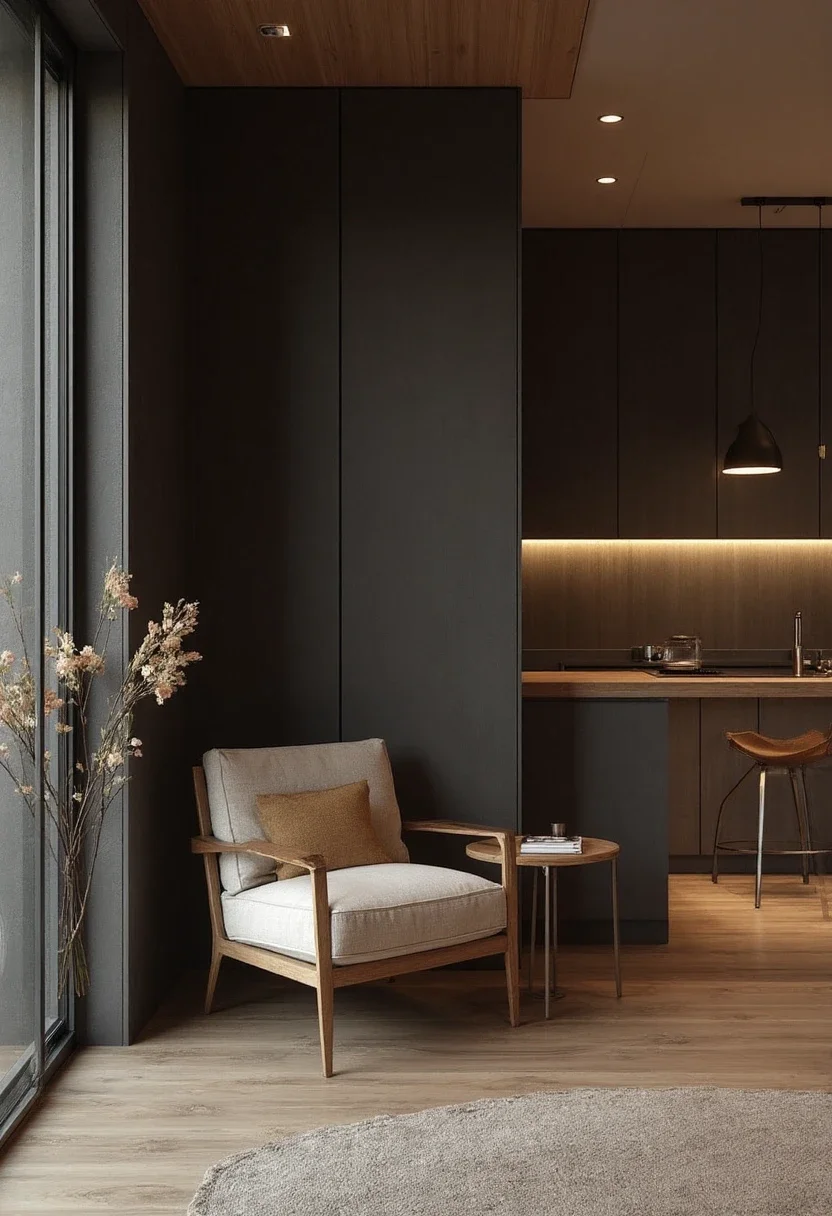 8. Create a Cozy Atmosphere with Dark Tones