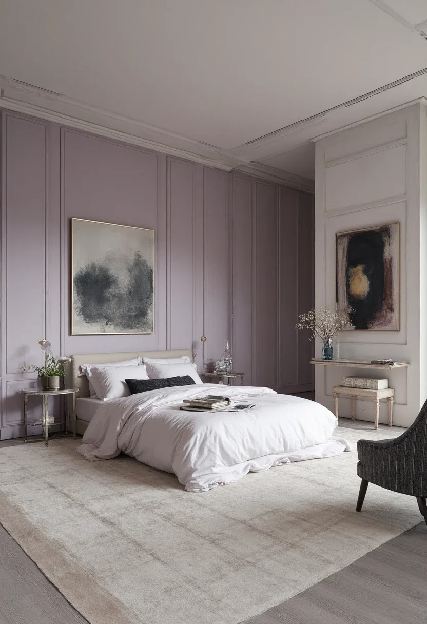 8. Tranquil Purples for Regal Serenity