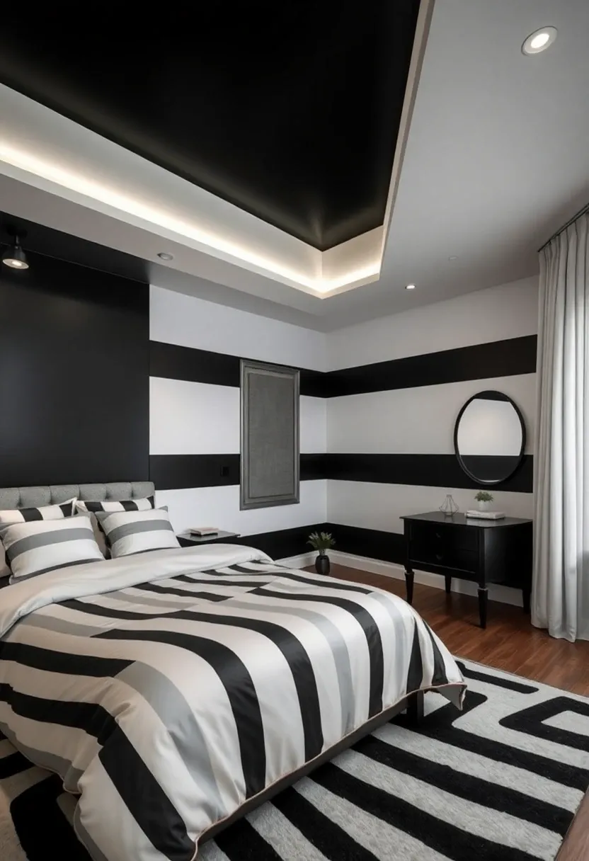 8. Black and White Theme