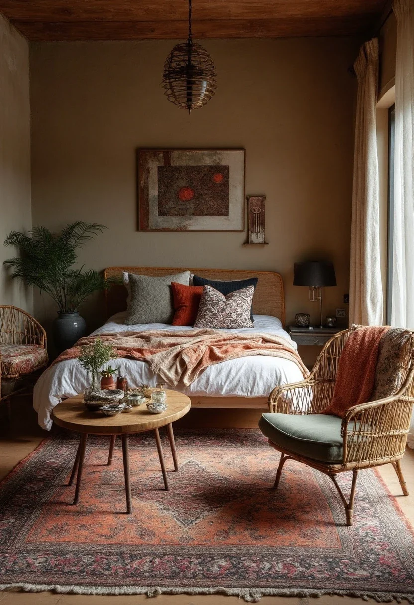 9. Bohemian Bliss with Layered Textures