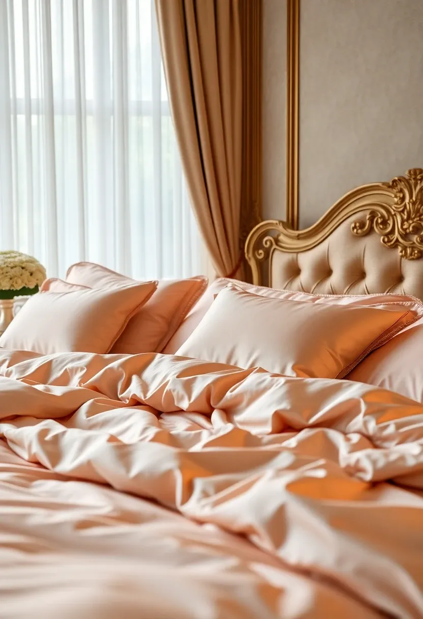9. Opulent Bedding Choices