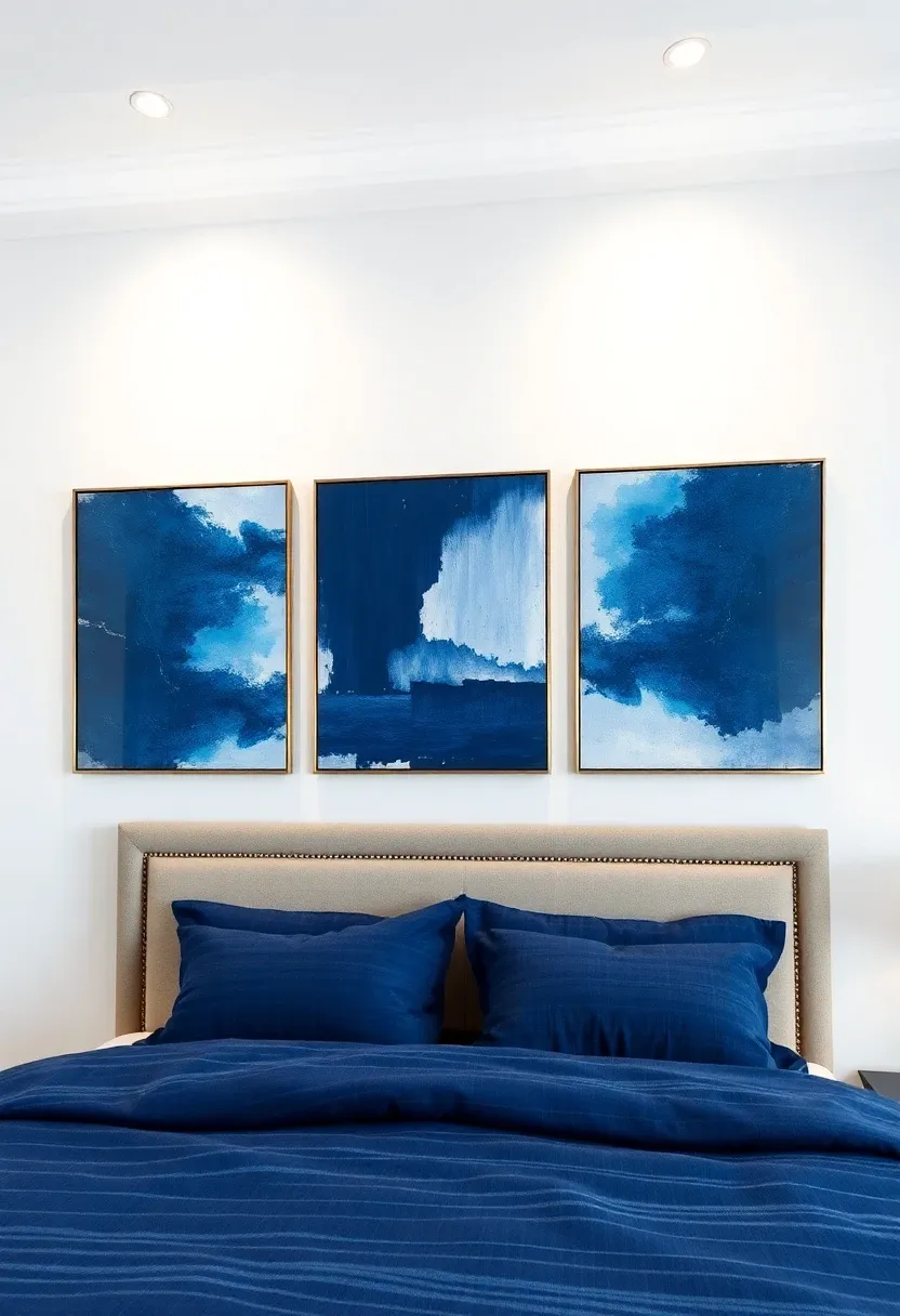 9. Navy Blue Artwork