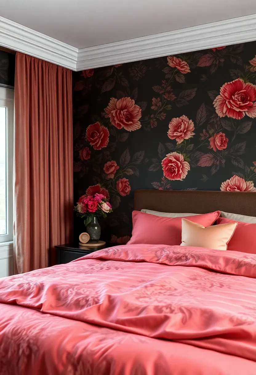 9. Use Dark Floral Patterns
