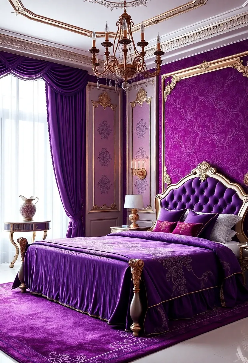 10. Rich Purples and Silvers
